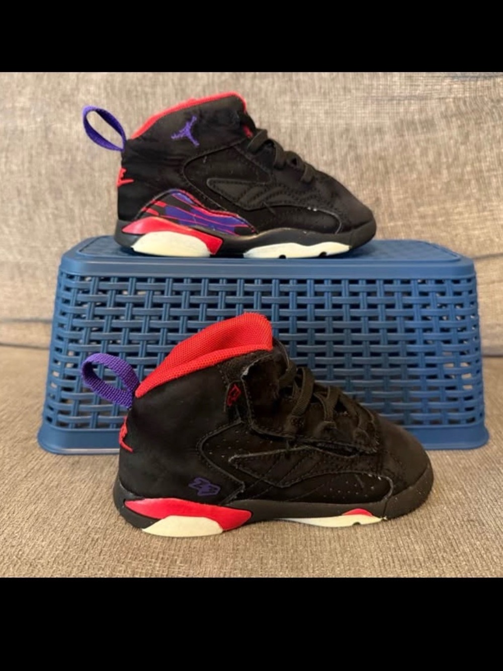 Jordan 7 Retro Raptors Toddler Jumpman MVP 8c